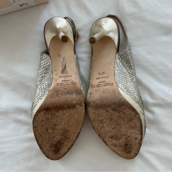 Reduced! Authentic Jimmy Choo Nova Slingback Heels US 7.5 - Picture 7 of 10